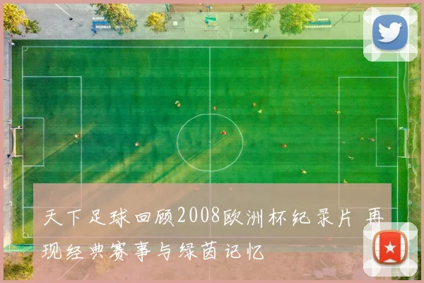 天下足球回顾2008欧洲杯纪录片 再现经典赛事与绿茵记忆